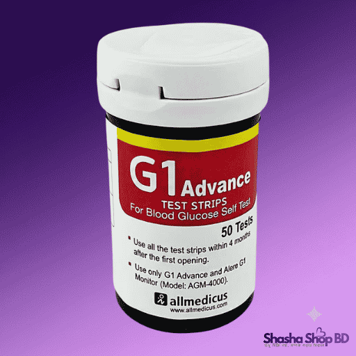 G1 Advance Blood Glucose Test Strips 50pcs - Allmedicus | Shasha Shop BD