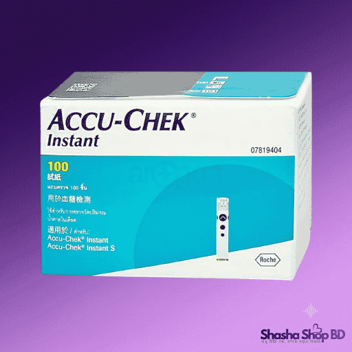 Accu-Chek Instant Blood Glucose Test Strips 100pcs - Shasha Shop BD