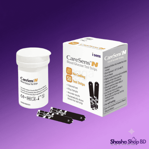 CareSens N Blood Glucose Test Strips 50pcs - Shasha Shop BD