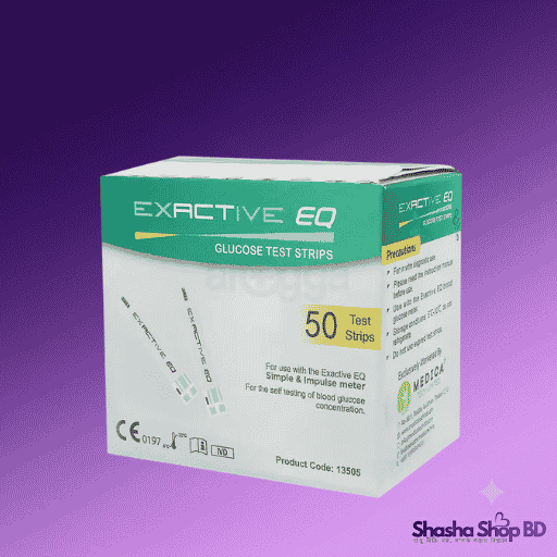 Exactive EQ Blood Glucose Test Strips 50pcs (Medica) - Shasha Shop BD
