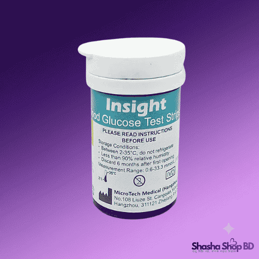 Insight Blood Glucose Test Strips 25pcs - Shasha Shop BD