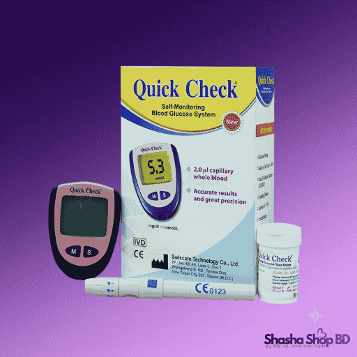 Quick Check Blood Glucose Meter - Shasha Shop BD