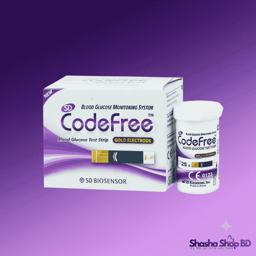 SD CodeFree Blood Glucose Test Strips 25pcs - Shasha Shop BD