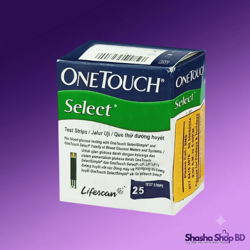 OneTouch Select Blood Glucose Test Strips 25pcs - Shasha Shop BD