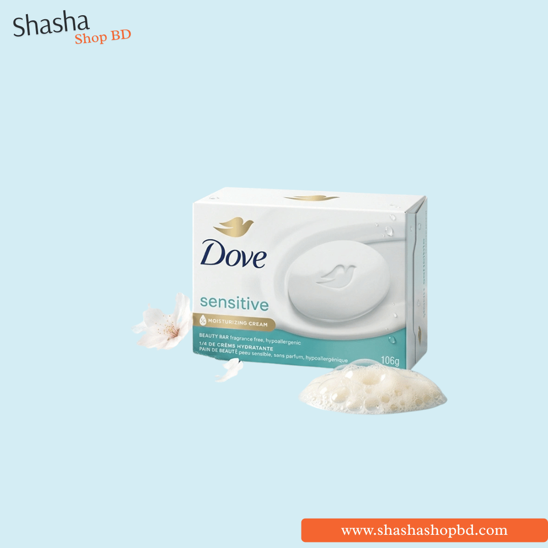Dove Sensitive Beauty Bar 106g | Shasha Shop BD