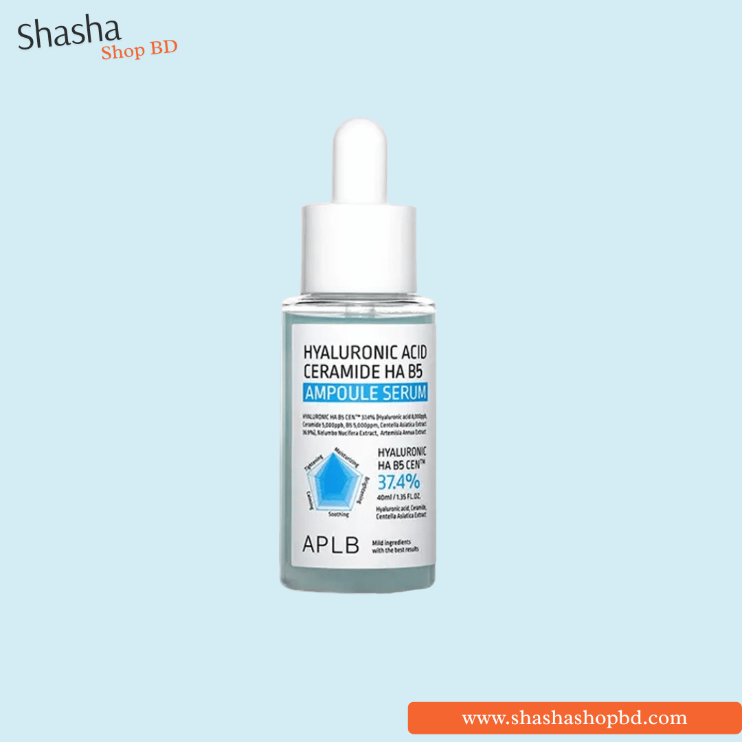 APLB Hyaluronic Acid Ceramide HA B5 Ampoule Serum 40ml | Shasha Shop BD