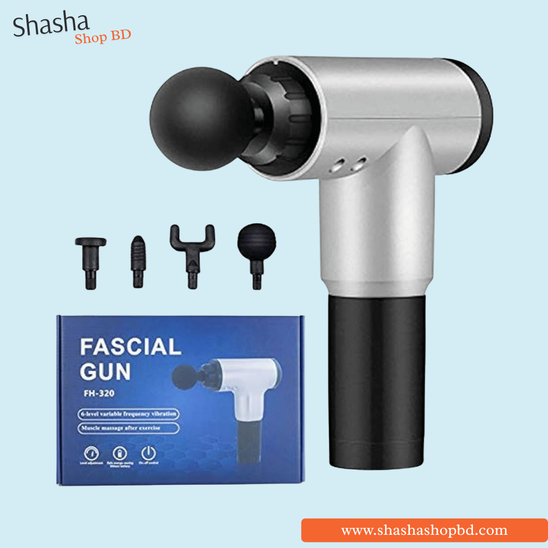 Fascial Gun FH-320 Muscle Massage Gun 6-Level | Shasha Shop BD