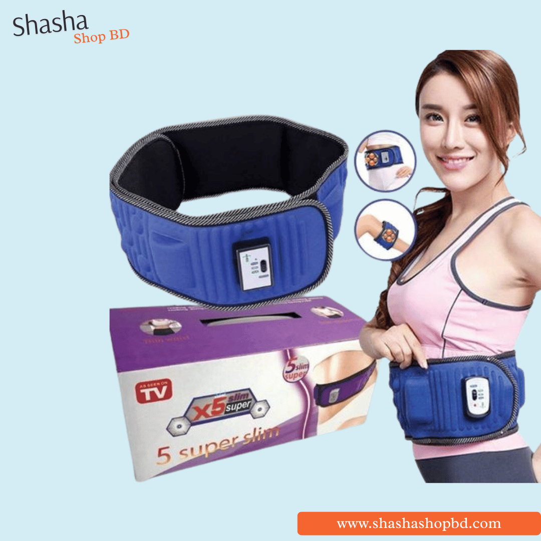 X5 Super Slim Massage Belt Vibration Waist Belt | Shasha Shop BD