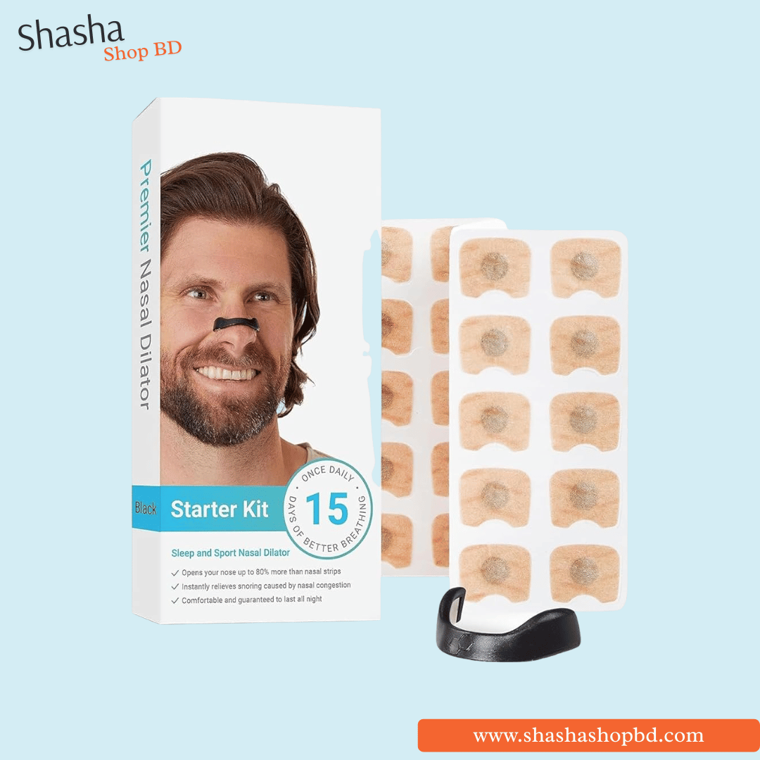 Magnetic Nasal Dilator Starter Kit Black 15 Days | Shasha Shop BD