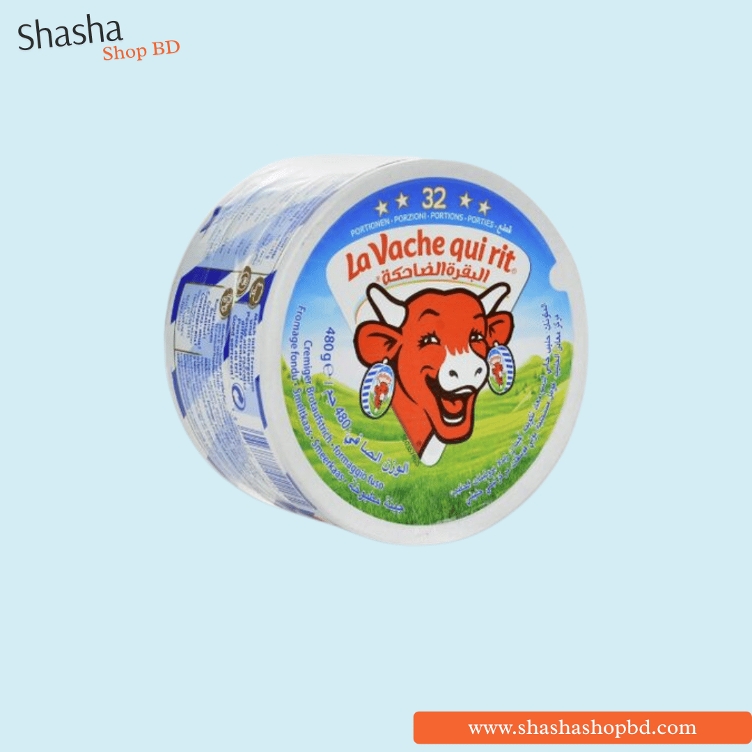 La Vache Qui Rit Original Cheese 32 Portions 480g | লা ভাশ কুই রি চিজ | Shasha Shop BD