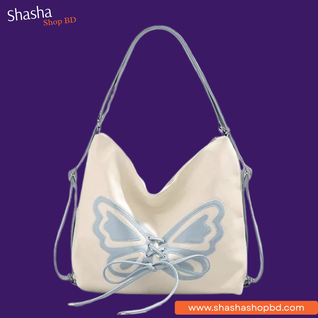 Butterfly Design Shoulder Bag | স্টাইলিশ বাটারফ্লাই শোল্ডার ব্যাগ | Shasha Shop BD