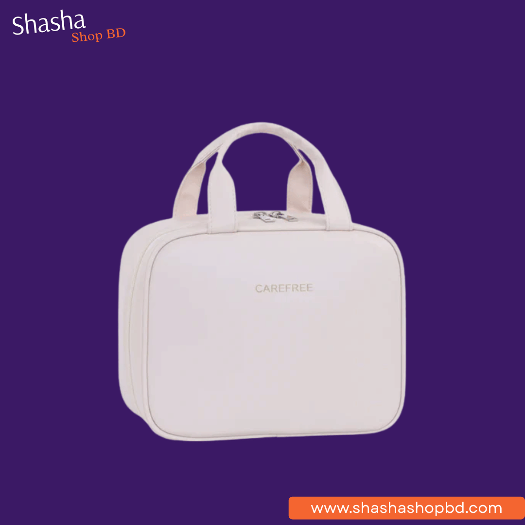 The Luxe Large-Capacity Cosmetic Bag | দ্য লাক্স লার্জ ক্যাপাসিটি কসমেটিক ব্যাগ | Shasha Shop BD