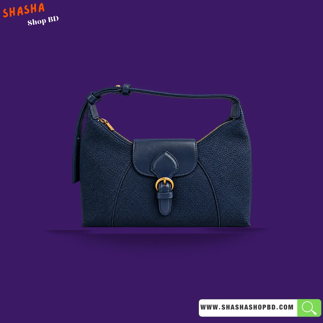 Premium Shoulder Side Purse F19 Navy Blue | Shasha Shop BD