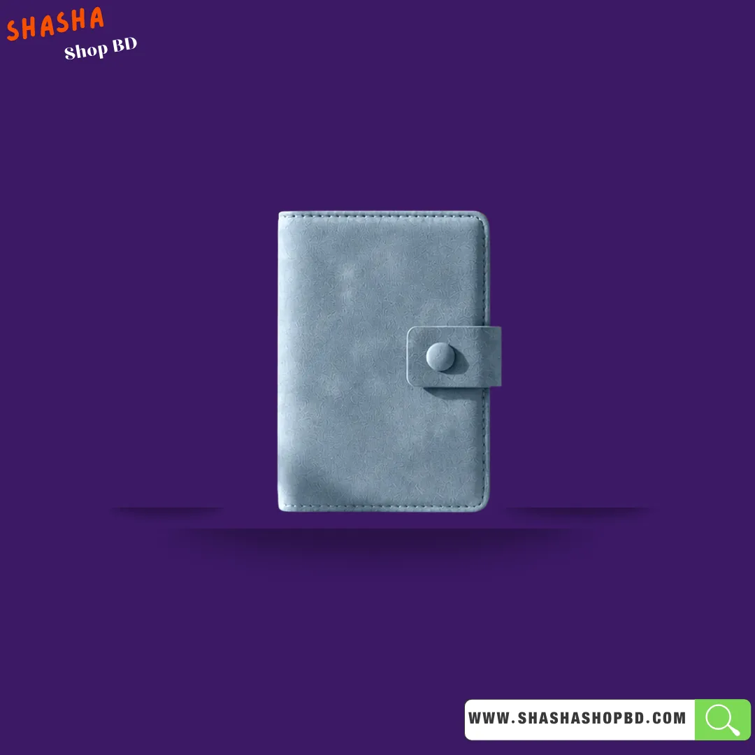 Premium Ladies Mini Wallet (KP42) - Slate Blue | Shasha Shop BD