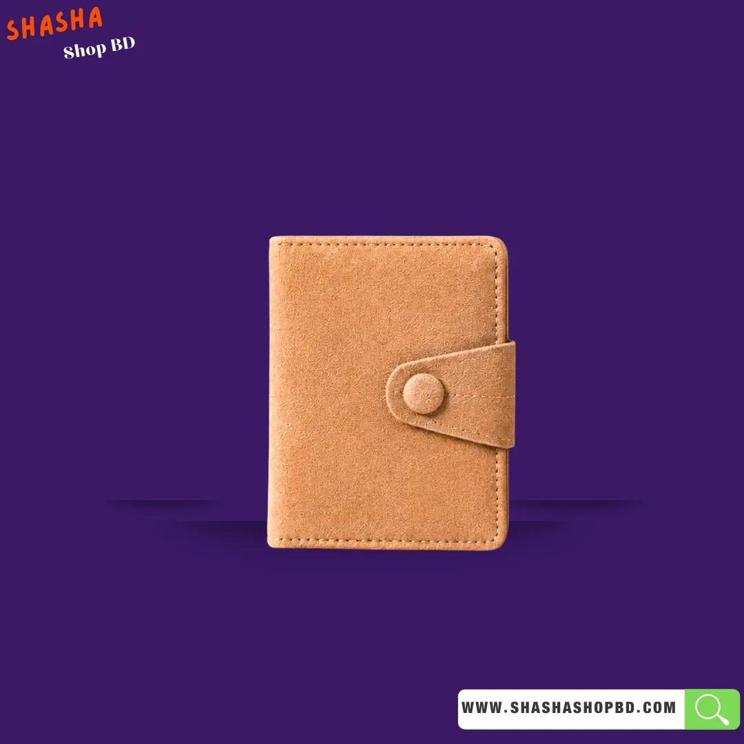 Premium Ladies Mini Wallet (KP41) - Light Camel | Shasha Shop BD