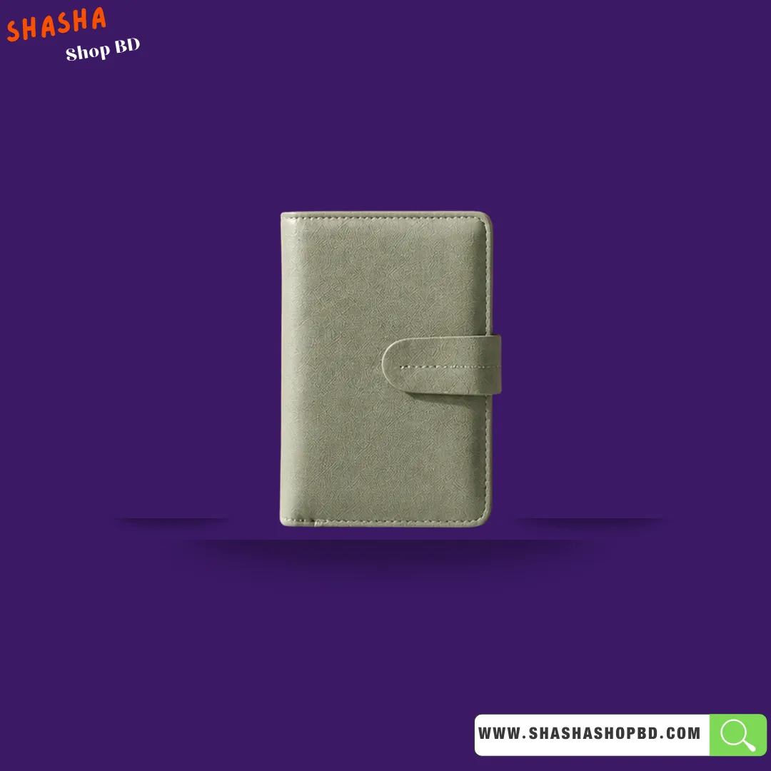 Premium Ladies Mini Wallet (KP39) - Sage Green | Shasha Shop BD
