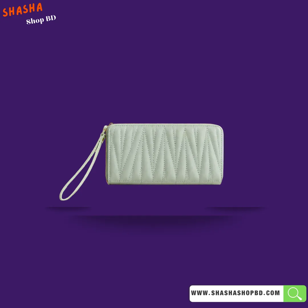Premium Ladies Hand Purse (KP26) - Mint Green | Shasha Shop BD