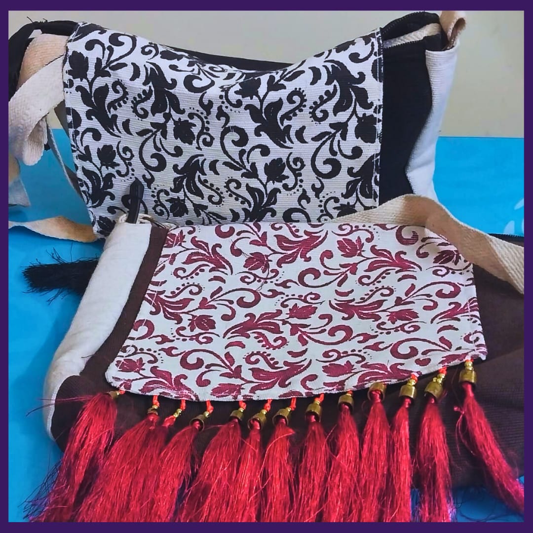 Exclusive Handcrafted Embroidery Purse | নিখুঁত হাতের কাজের এমব্রয়ডারি এবং ট্র্যাডিশনাল মিরর ওয়ার্ক ব্যাগ