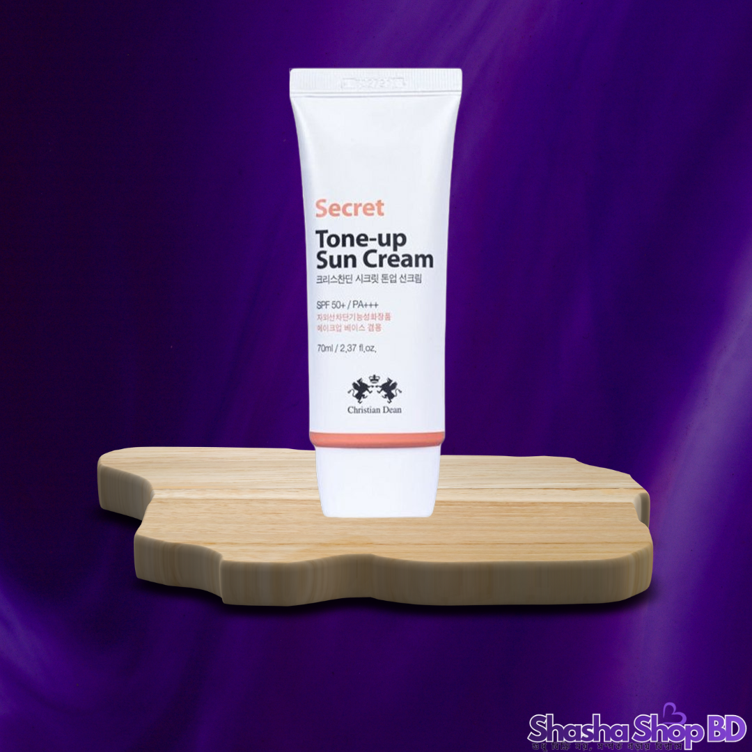 Christian Dean Secret Tone-up Sun Cream (70ml) – রোদ থেকে সুরক্ষা আর ইন্সট্যান্ট উজ্জ্বলতা এক সাথে!