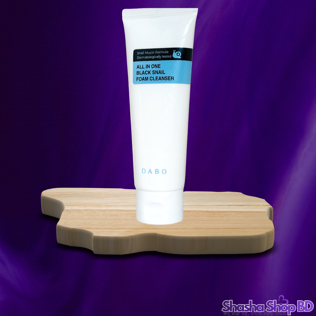 Dabo All In One Black Snail Foam Cleanser (120ml) – পান রিপেয়ারিং ও গ্লোয়িং স্কিনের কমপ্লিট সলিউশন!