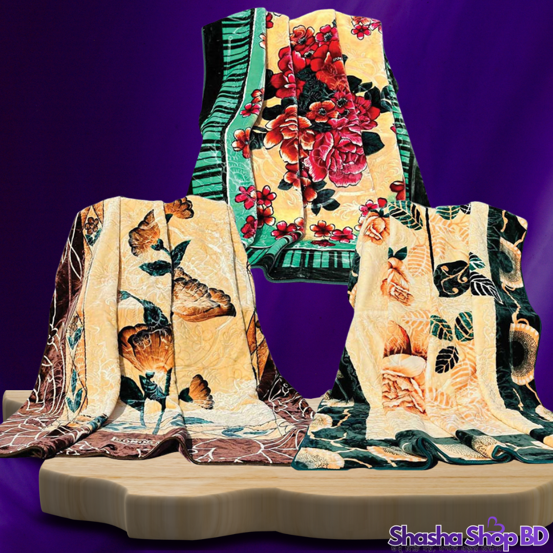 ✨ Double-Layered Korean Blanket – আরাম ও পরম উষ্ণতার ছোঁয়া!