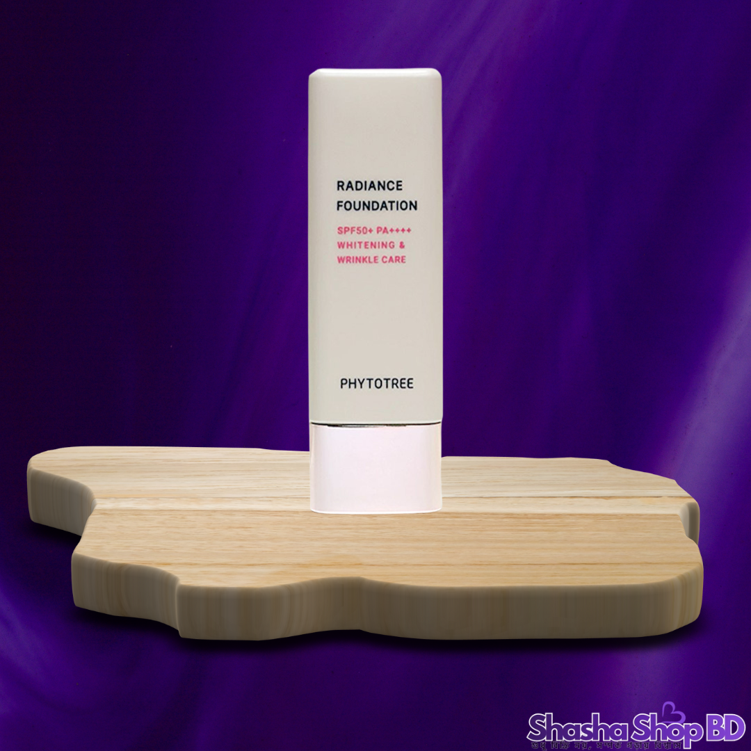 ✨ Phytotree Radiance Foundation,50ml – সারাদিন স্থায়ী ন্যাচারাল ও গ্লোয়িং কভারেজ!