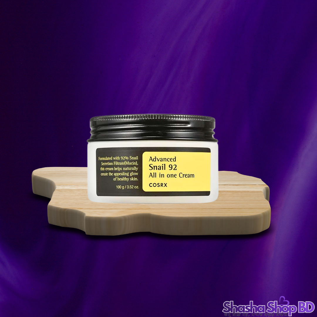 Cosrx Advanced Snail 92 All In One Cream, 100g – স্বাস্থ্যোজ্জ্বল ত্বকের অল-ইন-ওয়ান সলিউশন!