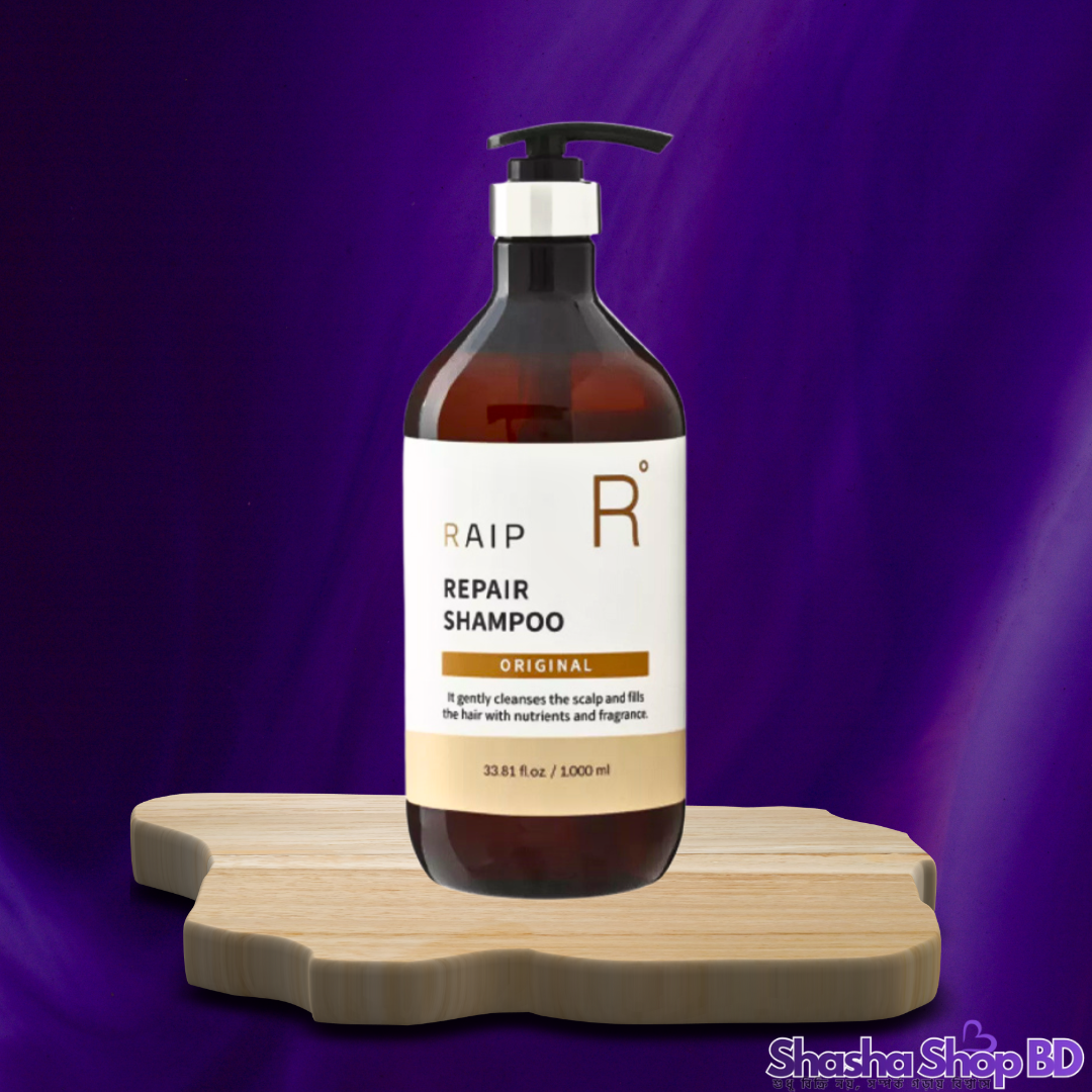 Raip Repair Shampoo Original 500ml – ক্ষতিগ্রস্ত চুলের গভীরে পুষ্টি ও প্রাকৃতিক জেল্লা!