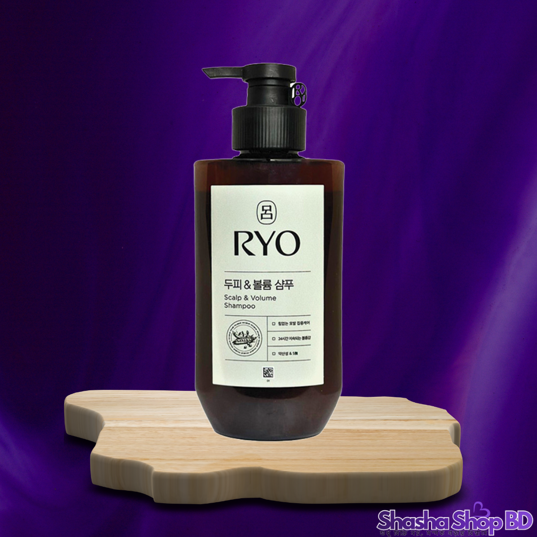 🌿 RYO Scalp & Volume Selection Shampoo 400ml – মাথার ত্বকের গভীর যত্ন ও চুলের ভলিউম বাড়াতে সেরা সমাধান!