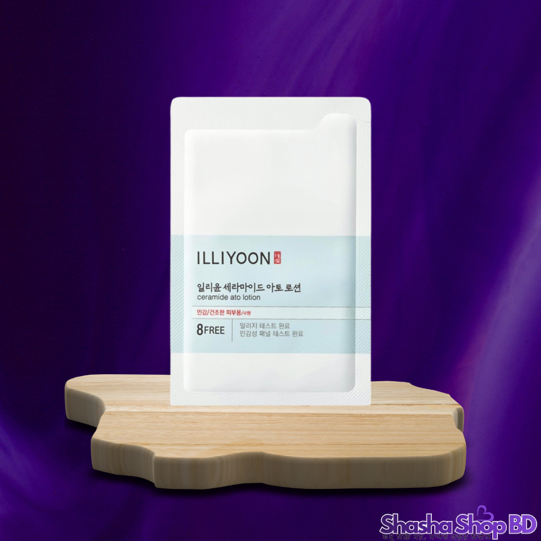 💙 Illiyoon Ceramide Ato Lotion 5ml (Sample) – সংবেদনশীল ত্বকের জন্য গভীর ময়েশ্চারাইজিং এবং সুদিং কেয়ার!