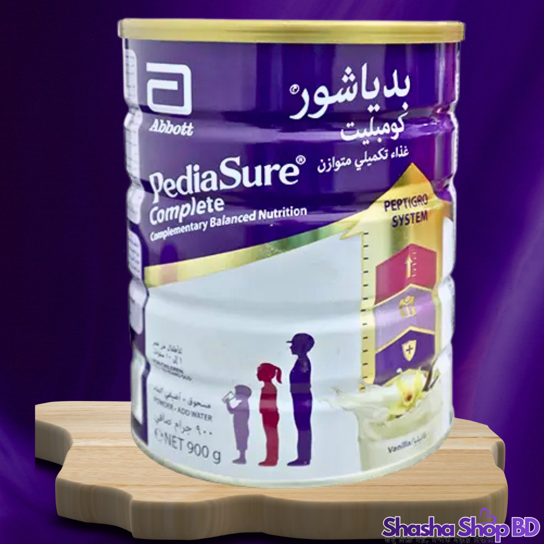 Pediasure Health & Nutrition Drink – Vanilla Flavor (1-10 Years) – 900g আপনার সোনামণির উচ্চতা, ওজন এবং রোগ প্রতিরোধ ক্ষমতা বাড়ানোর সম্পূর্ণ সমাধান!