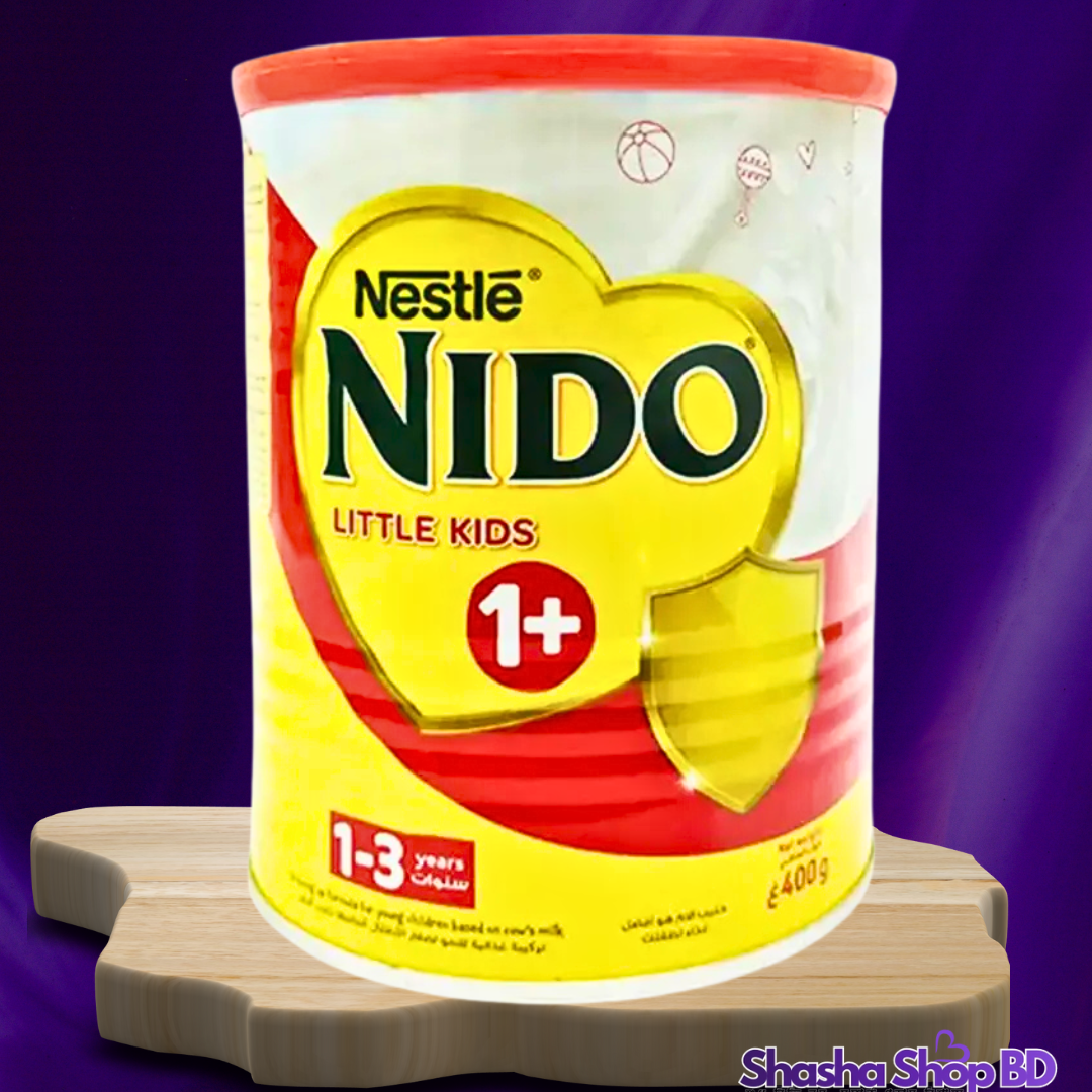 🍼 Nestle Nido 1 Plus Little Kids Milk Powder (1-3 Years) – 400g আপনার ১-৩ বছর বয়সী সোনামণির সুস্থ বেড়ে ওঠা এবং মজবুত রোগ প্রতিরোধ ক্ষমতার নিশ্চয়তা!