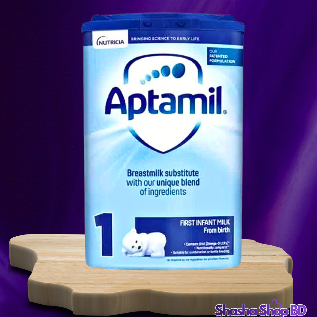 🍼 Aptamil 1 First Infant Baby Milk Powder (From Birth) – 800g আপনার নবজাতকের জন্য বিজ্ঞানের আশীর্বাদ ও পুষ্টির পূর্ণতা—জন্ম থেকেই নিরাপদ!