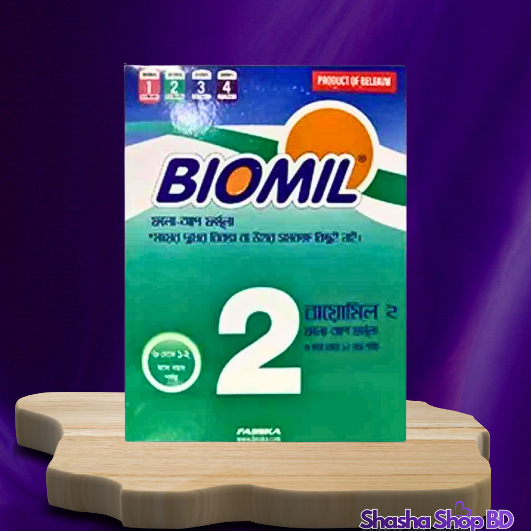 🍼 Biomil 2 Follow-Up Formula Milk Powder (6 to 12 Months) – 350g ৬ থেকে ১২ মাস বয়সী সোনামণিদের বাড়তি পুষ্টি ও সুস্থ বেড়ে ওঠার বিশ্বস্ত সঙ্গী!