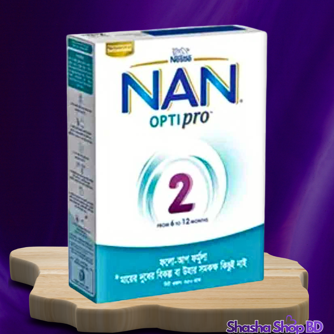 🍼 Nestle NAN 2 Optipro Follow-up Formula (6 to 12 Months) – 350g আপনার সোনামণির ৬ মাস পরবর্তী শারীরিক বৃদ্ধি এবং রোগ প্রতিরোধ ক্ষমতা বাড়াতে বৈজ্ঞানিক পুষ্টির সমাধান!