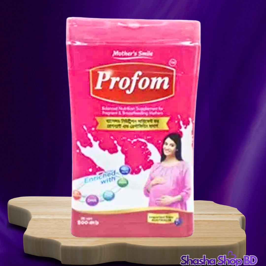 🤱 Mother's Smile Profom – Balanced Nutrition Supplement for Mothers (400g) গর্ভবতী ও দুগ্ধদানকারী মায়েদের সুস্থতা এবং অনাগত সন্তানের সঠিক বিকাশে একটি সম্পূর্ণ পুষ্টির সমাধান!