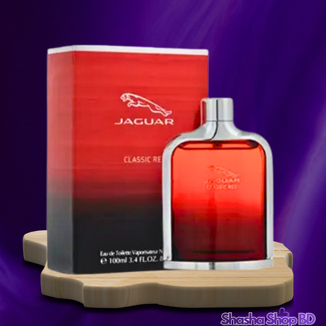 Jaguar Classic Red Eau de Toilette Spray – 100ml ​গতি, শক্তি এবং আধুনিক আভিজাত্যের এক রোমাঞ্চকর সুগন্ধি—নিজের ব্যক্তিত্বে আনুন এক সাহসী পরিবর্তন!