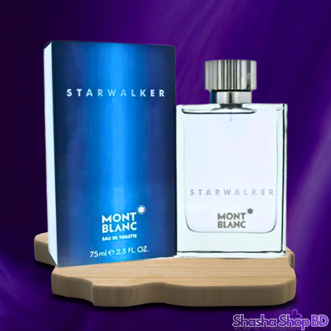 🌌 Mont Blanc Starwalker Eau de Toilette Spray – 75ml আধুনিক, মার্জিত এবং আত্মবিশ্বাসী পুরুষের জন্য এক অনন্য সতেজতার অভিজ্ঞতা!