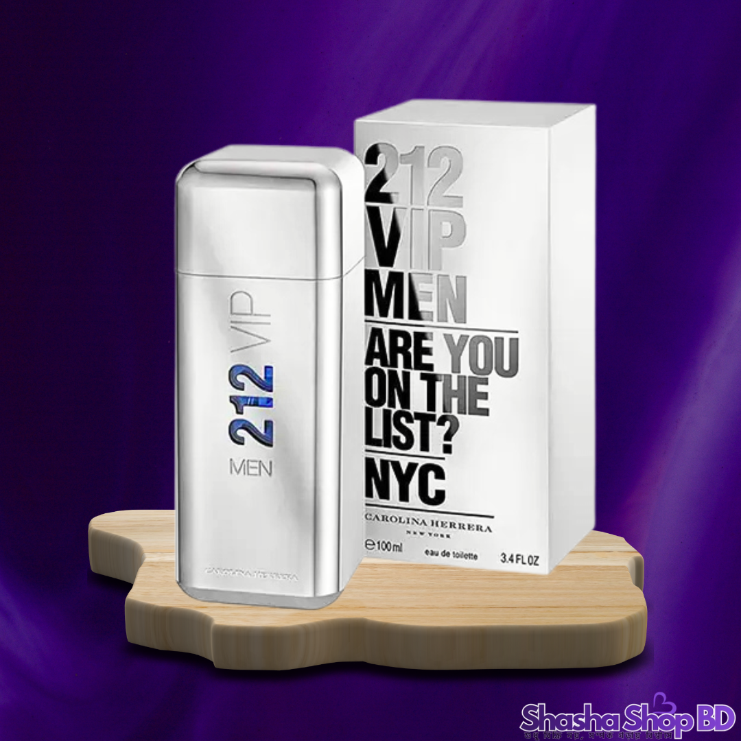 🏙️ Carolina Herrera 212 VIP Men Eau de Toilette Spray – 100ml "Are You On The List?"—পার্টি এবং আভিজাত্যের জগতে আপনার অনন্য উপস্থিতির রাজকীয় ঘোষণা!