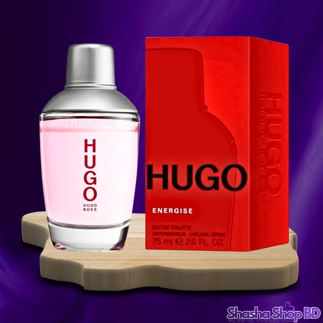 ⚡ Hugo Boss Hugo Energise Eau de Toilette Spray – 75ml আপনার প্রতিদিনের উদ্যম এবং প্রাণশক্তিকে কয়েকগুণ বাড়িয়ে তুলুন—আধুনিক পুরুষের জন্য এক অনন্য এনার্জি বুস্টার!