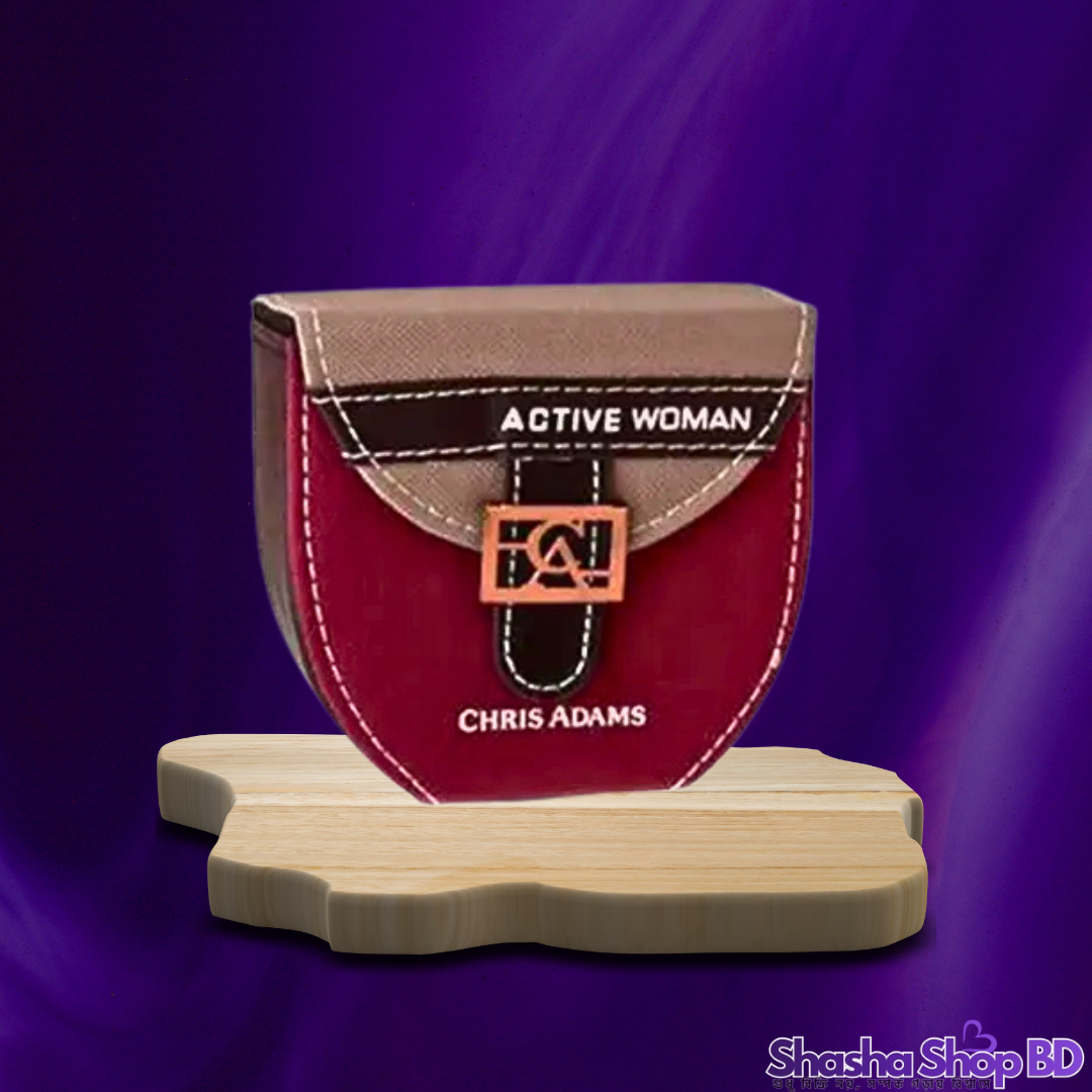 👜 Chris Adams Active Woman Eau De Parfum – 80ml আধুনিক নারীর চনমনে সতেজতা এবং আভিজাত্যের নিখুঁত প্রতিফলন!