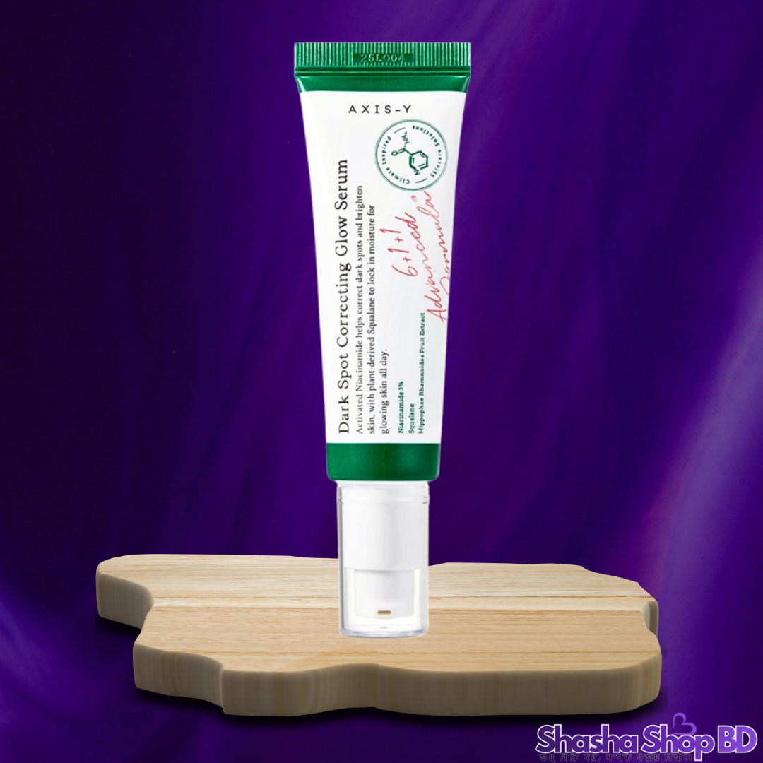 AXIS-Y Dark Spot Correcting Glow Serum – 50ml ত্বকের কালো দাগ দূর করে এক নিমিষেই পান উজ্জ্বল ও গ্লোয়িং স্কিন!