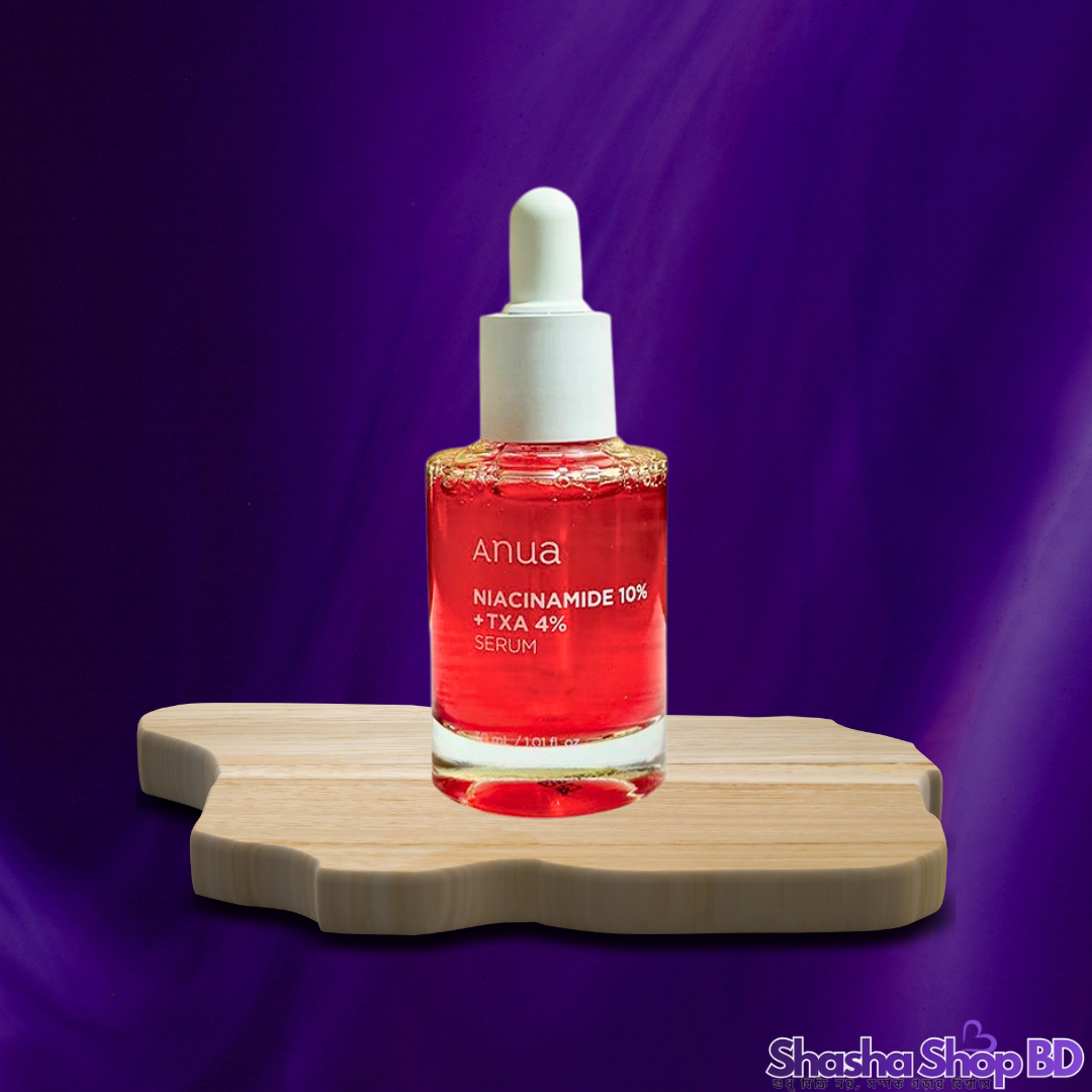 Anua Niacinamide 10% + TXA 4% Serum – 30ml জেদী কালো দাগ আর হাইপারপিগমেন্টেশন বিদায় করে ত্বককে করুন উজ্জ্বল ও নিখুঁত!