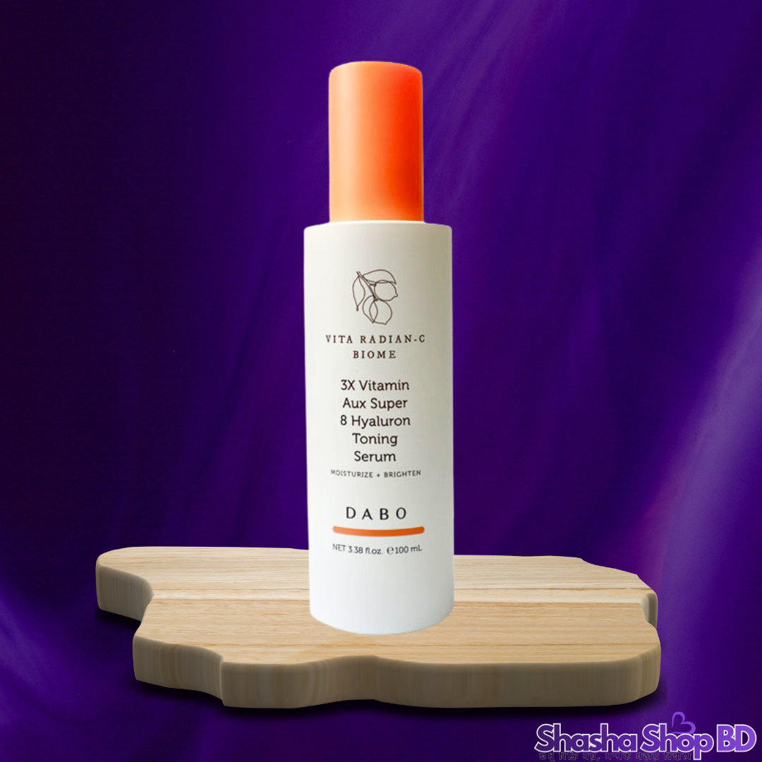 🍊 Dabo Vita Radian-C Biome Toning Serum – 100ml (3X Vitamin Power + Super 8 Hyaluron – পান দাগহীন উজ্জ্বল এবং প্রাণবন্ত ত্বক!)