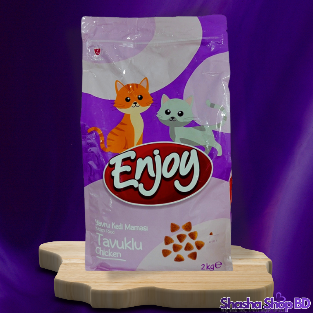 🐾 Enjoy Kitten Food With Chicken – 2kg (Complete & Balanced Nutrition – আপনার বাড়ন্ত কিটেনের জন্য সেরা টার্কিশ ফর্মুলা!)