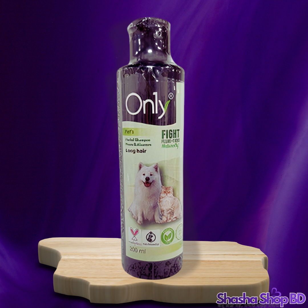 🌿 Only Herbal Neem & Aloevera Long Hair Shampoo – 200ml (Natural Protection & Silky Shine – লম্বা লোমের পোষা প্রাণীদের জন্য প্রাকৃতিক সুরক্ষা!)