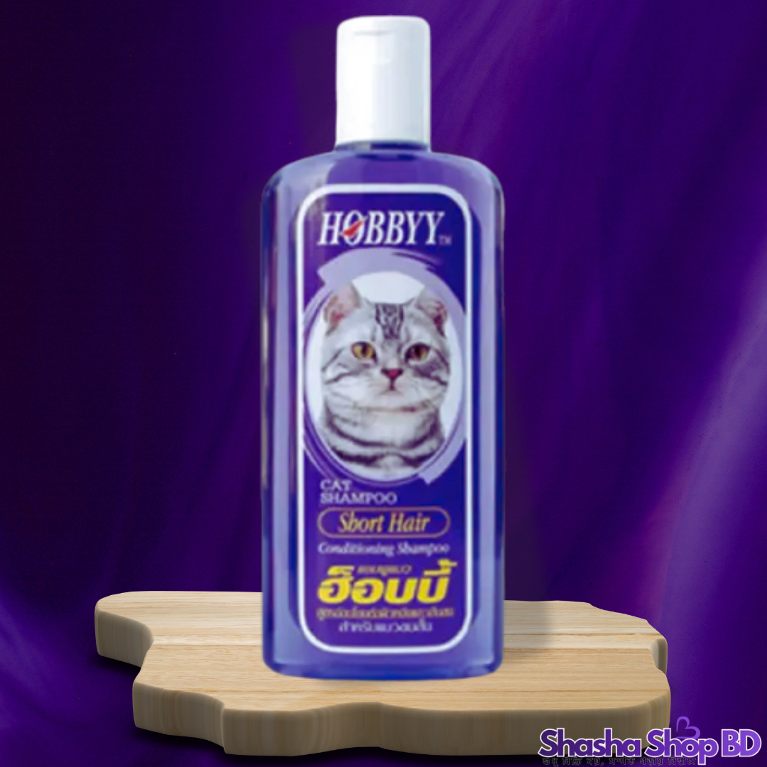 Hobby Short Hair Cat Conditioning Shampoo – 300ml (2-in-1 Care for Short Hair Cats – আপনার বিড়ালের জন্য শ্যাম্পু ও কন্ডিশনারের দ্বিগুণ সুরক্ষা!)