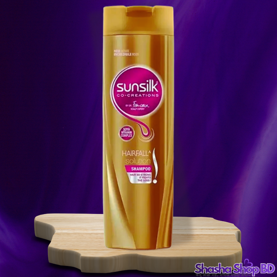 Sunsilk Hairfall Solution Shampoo – 300ml (Say Goodbye to Hair Fall – পান ১০ গুণ মজবুত এবং প্রাণবন্ত চুল!) চুল পড়া নিয়ে দুশ্চিন্তার দিন শেষ।