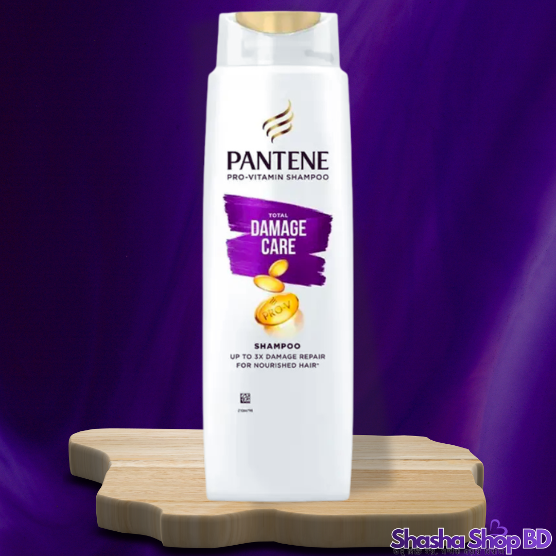 Pantene Pro-V Total Damage Care Shampoo – 300ml (Repair Up to 3X Damage – আপনার ড্যামেজ হয়ে যাওয়া চুলকে করুন পুনরুজ্জীবিত এবং শক্তিশালী!)