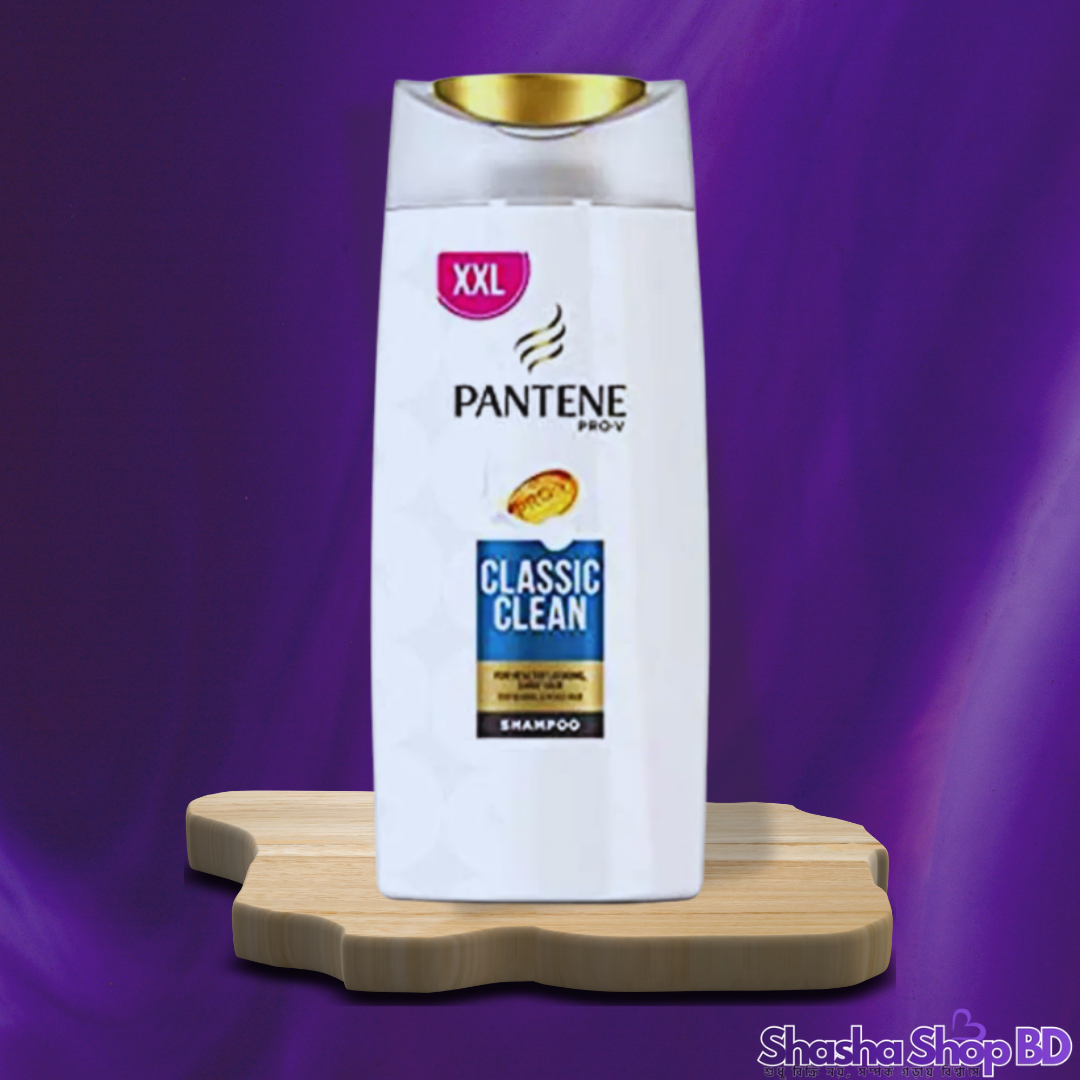 Pantene Pro-V Classic Clean Shampoo – 700ml (Healthy-Looking & Shiny Hair – প্রতিদিনের ব্যবহারের জন্য চুলে পান সিল্কি কোমলতা!)